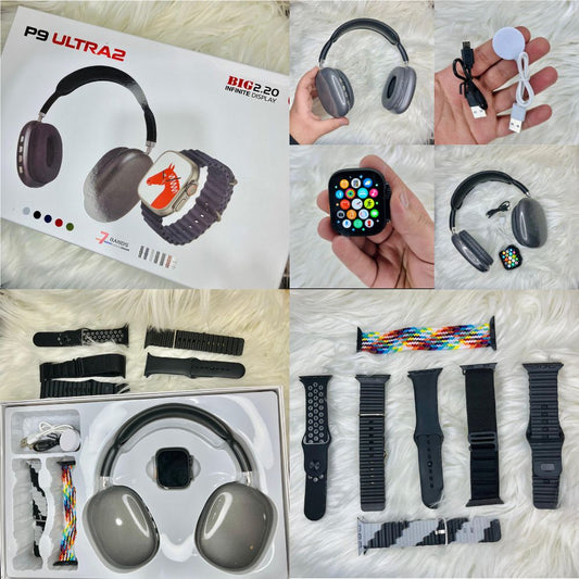 Deal ( Pods Max Headphone + Smartwatch 7 Straps )