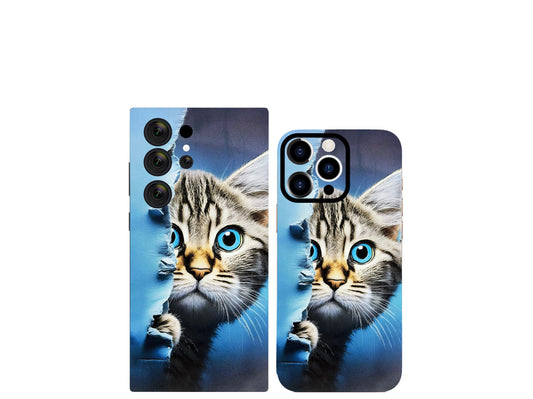 Aesthetic Cat 3D Embossed Skin