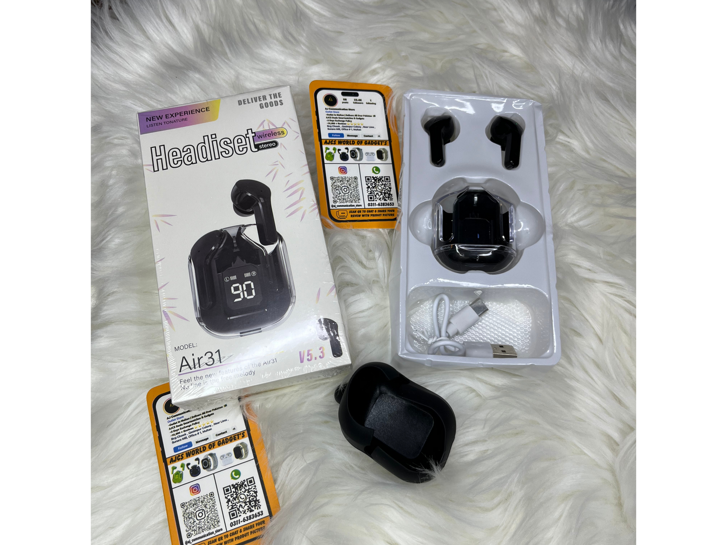 Air-31 Wireless Earbuds With Free Cover