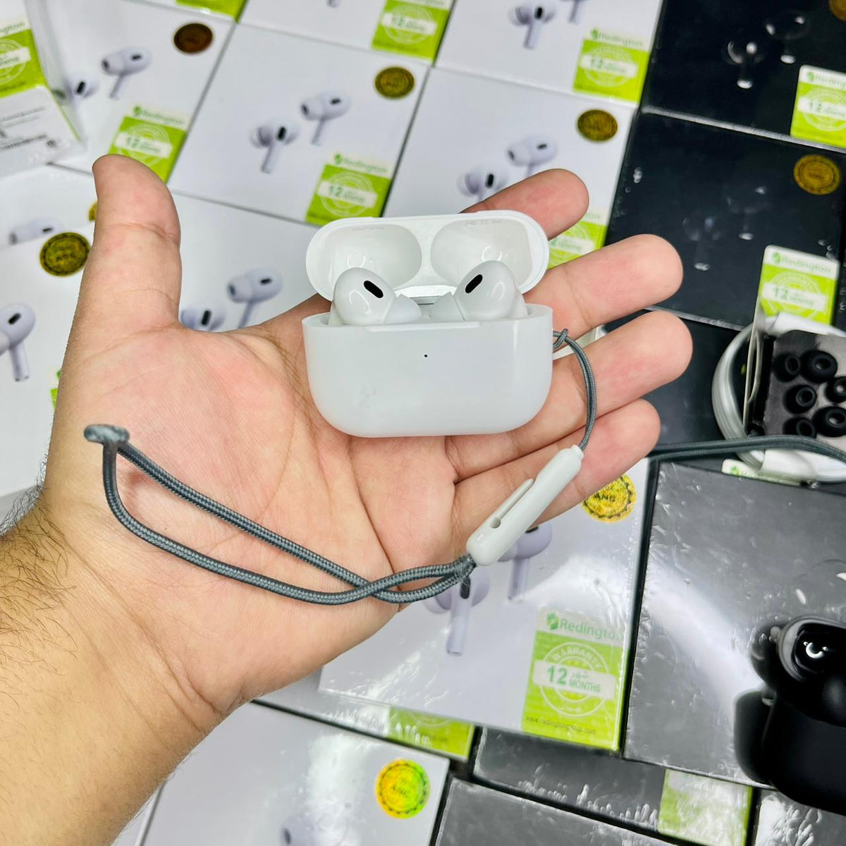 Latest Airpods Pro 2nd Gen Buzzer-Edition With Free Cable & Lanyard